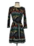 BCBGMAXAZRIA Print Black Casual Dress Size XS - photo 1