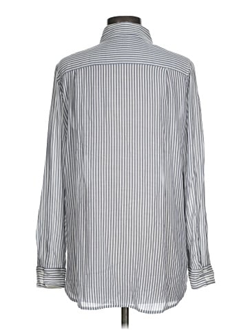 White House Black Market Long Sleeve Button-Down Shirt (view 2)