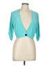 Perceptions Teal 3/4 Sleeve Blouse Size L (petite) - photo 1