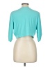 Perceptions Teal 3/4 Sleeve Blouse Size L (petite) - photo 2