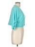 Perceptions Teal 3/4 Sleeve Blouse Size L (petite) - photo 4