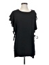 She + Sky Black Short Sleeve Top Size S - photo 1