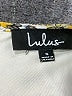 Lulus 100% Polyester Print Yellow Casual Dress Size S - photo 7