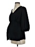 Ingrid + Isabel 100% Polyester Black 3/4 Sleeve Blouse Size XS - photo 1