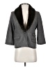 Kenneth Cole New York 100% Polyester Chevron-herringbone Gray Blazer Size 4 - photo 1