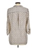 DressBarn 100% Polyester Polka Dots Ivory 3/4 Sleeve Blouse Size L - photo 2
