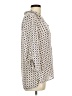 DressBarn 100% Polyester Polka Dots Ivory 3/4 Sleeve Blouse Size L - photo 4