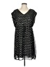 Collective Concepts 100% Polyester Polka Dots Black Cocktail Dress Size L - photo 1