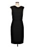 David Meister Solid Black Cocktail Dress Size 12 - photo 1