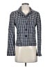 Banana Republic Checkered-gingham Blue Blazer Size 2 - photo 1
