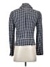 Banana Republic Checkered-gingham Blue Blazer Size 2 - photo 2