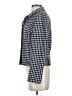 Banana Republic Checkered-gingham Blue Blazer Size 2 - photo 5