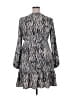 Unbranded 100% Polyester Chevron-herringbone Gray Casual Dress Size 2X - photo 2