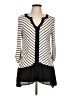Valerie Bertinelli Stripes Ivory 3/4 Sleeve Blouse Size L - photo 1