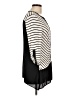 Valerie Bertinelli Stripes Ivory 3/4 Sleeve Blouse Size L - photo 4