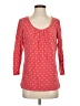Lands' End Polka Dots Red 3/4 Sleeve Blouse Size S - photo 1