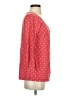 Lands' End Polka Dots Red 3/4 Sleeve Blouse Size S - photo 4