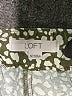 Ann Taylor LOFT 100% Viscose Animal Print Silver Casual Pants Size S - photo 4