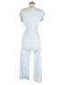 Caution to the Wind Solid Blue Jumpsuit Size M - photo 2