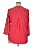 Bobeau Red 3/4 Sleeve Blouse Size XL - photo 2