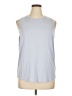 Athleta Silver Sleeveless T-Shirt Size XL - photo 1