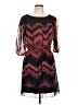 En Focus Studio 100% Polyester Chevron-herringbone Black Cocktail Dress Size 12 (petite) - photo 1