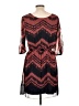 En Focus Studio 100% Polyester Chevron-herringbone Black Cocktail Dress Size 12 (petite) - photo 2