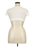 Lily Rose 100% Polyester Ivory Short Sleeve Top Size XL - photo 2