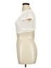 Lily Rose 100% Polyester Ivory Short Sleeve Top Size XL - photo 5