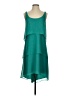 Ann Taylor 100% Polyester Teal Cocktail Dress Size 4 - photo 1