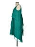 Ann Taylor 100% Polyester Teal Cocktail Dress Size 4 - photo 5
