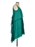 Ann Taylor 100% Polyester Teal Cocktail Dress Size 4 - photo 4