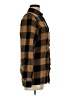 Threadbare 100% Cotton Plaid Brown Long Sleeve Button-Down Shirt Size S - photo 4