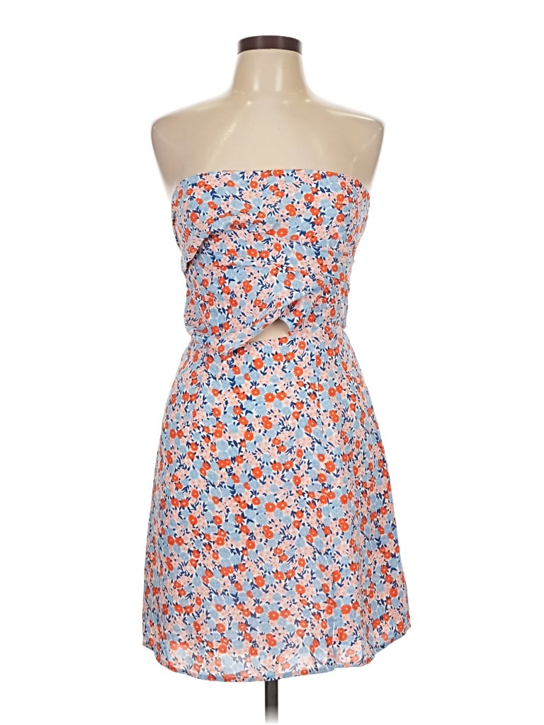 Pre-owned Saints + Secrets Cocktail Dress In Blue