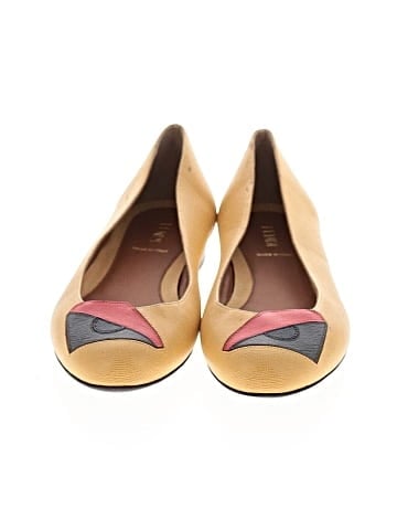 Fendi Leather Monster Ballet Flats (view 2)