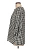 Daniel Rainn 100% Rayon Houndstooth Black 3/4 Sleeve Blouse Size L - photo 5