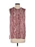 Vince. 100% Silk Graphic Red Blouse Size S - photo 1