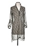 Assorted Brands Paisley Gray Casual Dress Size S - photo 1