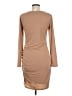 BTFBM Solid Tan Casual Dress Size M - photo 2