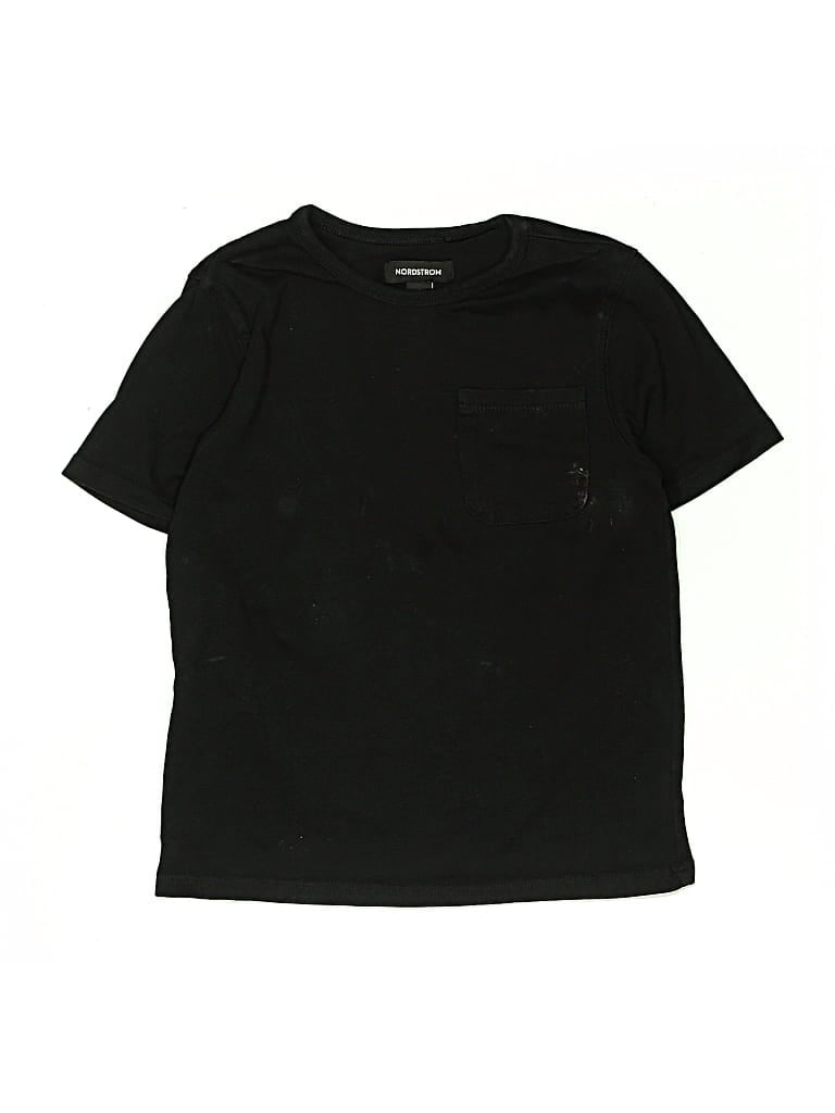 Pre-owned Nordstrom Kids' Short Sleeve T-shirt In Black