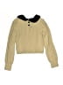 Happily Grey Yellow Tan Pullover Sweater Size 5 - 6 - photo 2