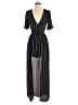 Crystal Doll Stripes Black Jumpsuit Size 5 - photo 1