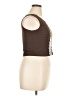 Romwe Brown Sleeveless Blouse Size XL - photo 4