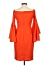 Venus 100% Polyester Orange Cocktail Dress Size 2 - photo 2