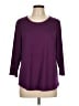Chico's Purple Pullover Sweater Size Lg (2) - photo 1