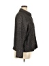 Choices Animal Print Gray Long Sleeve Blouse Size XL - photo 4