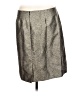 Jaclyn Smith Metallic Silver Formal Skirt Size 12 - photo 2