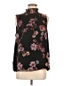 Vince Camuto 100% Polyester Floral Black Sleeveless Blouse Size M - photo 1