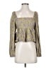 ABound 100% Rayon Gray Long Sleeve Blouse Size XS - photo 1