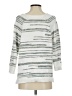 Purejill Metallic Silver Pullover Sweater Size S - photo 2